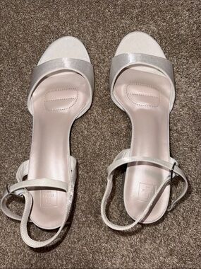 White short heels